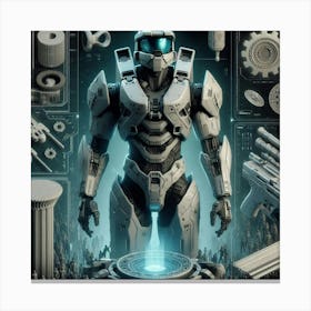 Halo 7 10 Canvas Print