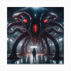 Alien Arrival Canvas Print