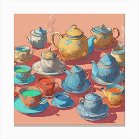 Tea Art 99 Canvas Print