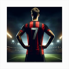 Soccer Player - Soccer Player Stock Videos & Royalty-Free Footage Canvas Print
