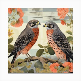 Bird In Nature Eurasian Sparrowhawk 3 Canvas Print