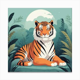 Default Tiger Doesnt Lose Sleep Animal Art Print 0 Canvas Print