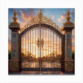 The Pearly Gates 4 Canvas Print