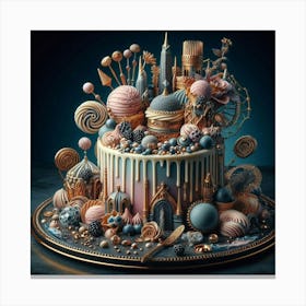 Fairytale Cake Canvas Print