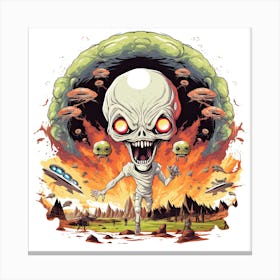 Alien Invasion Canvas Print