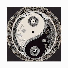 Yin Yang 26 Canvas Print