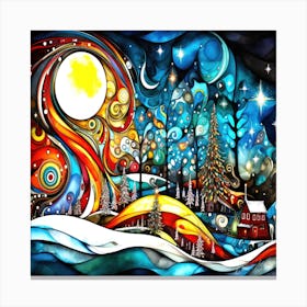 North Star Scenic - Winter Wonderland Canvas Print