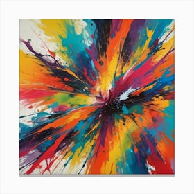 Splatter Painting 6 Canvas Print