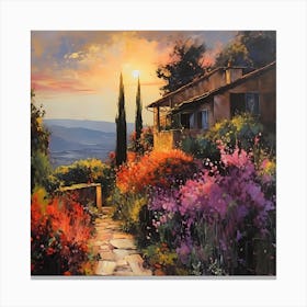 Rhapsody of Palette Harmony Canvas Print