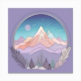 Mountain Landscape Canvas Print