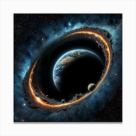 Hole In Space Canvas Print