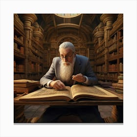 The Librarian 39 Canvas Print