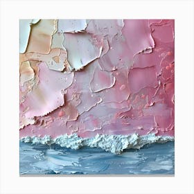 Solitary Beach, Abstract Expressionism, Minimalism, and Neo-Dada Canvas Print