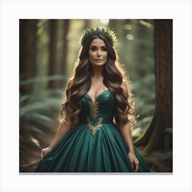 Emerald Forest Canvas Print