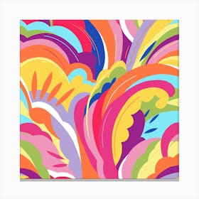 Colour Waves Canvas Print