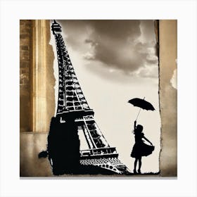 Paris Eiffel Tower 44 Canvas Print