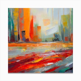 Abstract Cityscape 8 Canvas Print