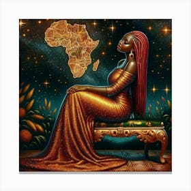 African Woman 7 Canvas Print