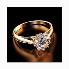 Engagement Ring 5 Canvas Print