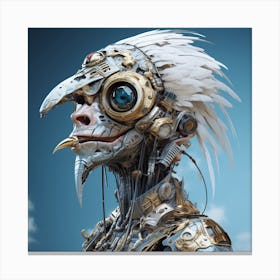 Cyborg Bird Canvas Print