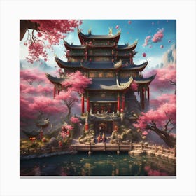 Chinese Pagoda Canvas Print