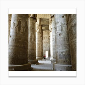 Egyptian Temple 33 Canvas Print