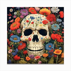 Sugar Skull 2 Canvas Print