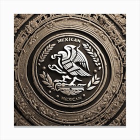 Mexican Emblem Canvas Print