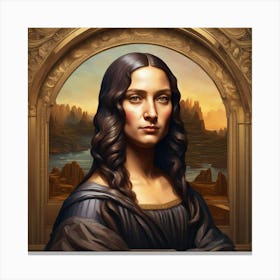 Mona Lisa 2 Canvas Print