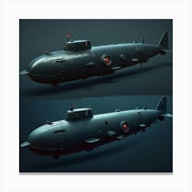 Default Create Unique Design Of Submarine 2 1 Canvas Print
