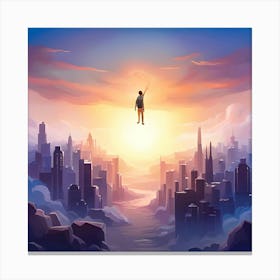 Child In The Sky Canvas Print