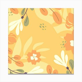 Floral Wallpaper Canvas Print