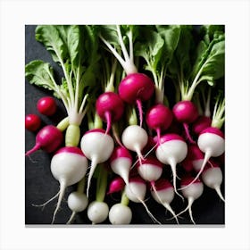 Radishes 28 Canvas Print