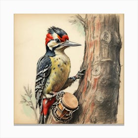 Woodpecker 19 Canvas Print