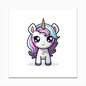 Cute Unicorn 391 Canvas Print