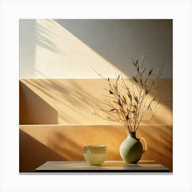 Firefly Soft Minimalistic Scene With Subtle Depth And Light 76824 Canvas Print