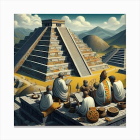 Study at Teotihuacan Canvas Print