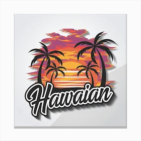 Hawaiian Sunset 1 Canvas Print