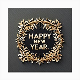 Happy New Year 72 Canvas Print