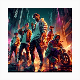 Hip Hop Art Canvas Print