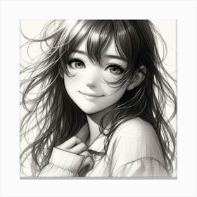Anime Girl 1 Canvas Print