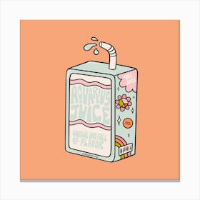 Aquarius Juice Box Canvas Print