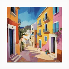 Ibiza Spain 6 Fauvist Painting Art Print 2 Canvas Print