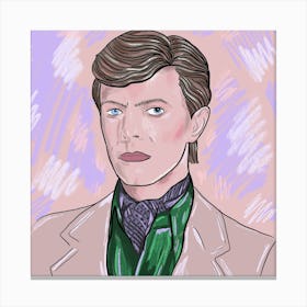 Bowie Square Canvas Print