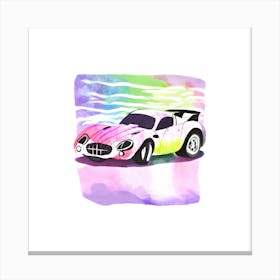 Racing car Canvas Print