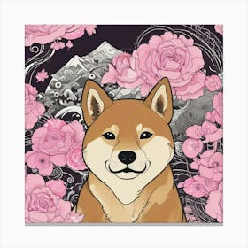 Shiba Inu 33 Canvas Print