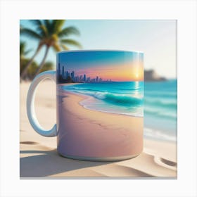 Sunrise At The Beach Canvas Print