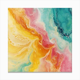 Abstract Watercolor Painting 2 Canvas Print