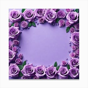 Purple Roses 38 Canvas Print