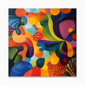 Bold Abstract Surreal Artwork Canvas Print